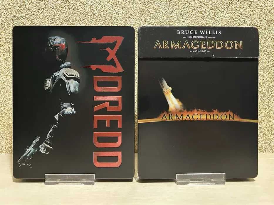 Steelbook Blu-ray Терминатор 1-5 / Черная дыра / Армагеддон