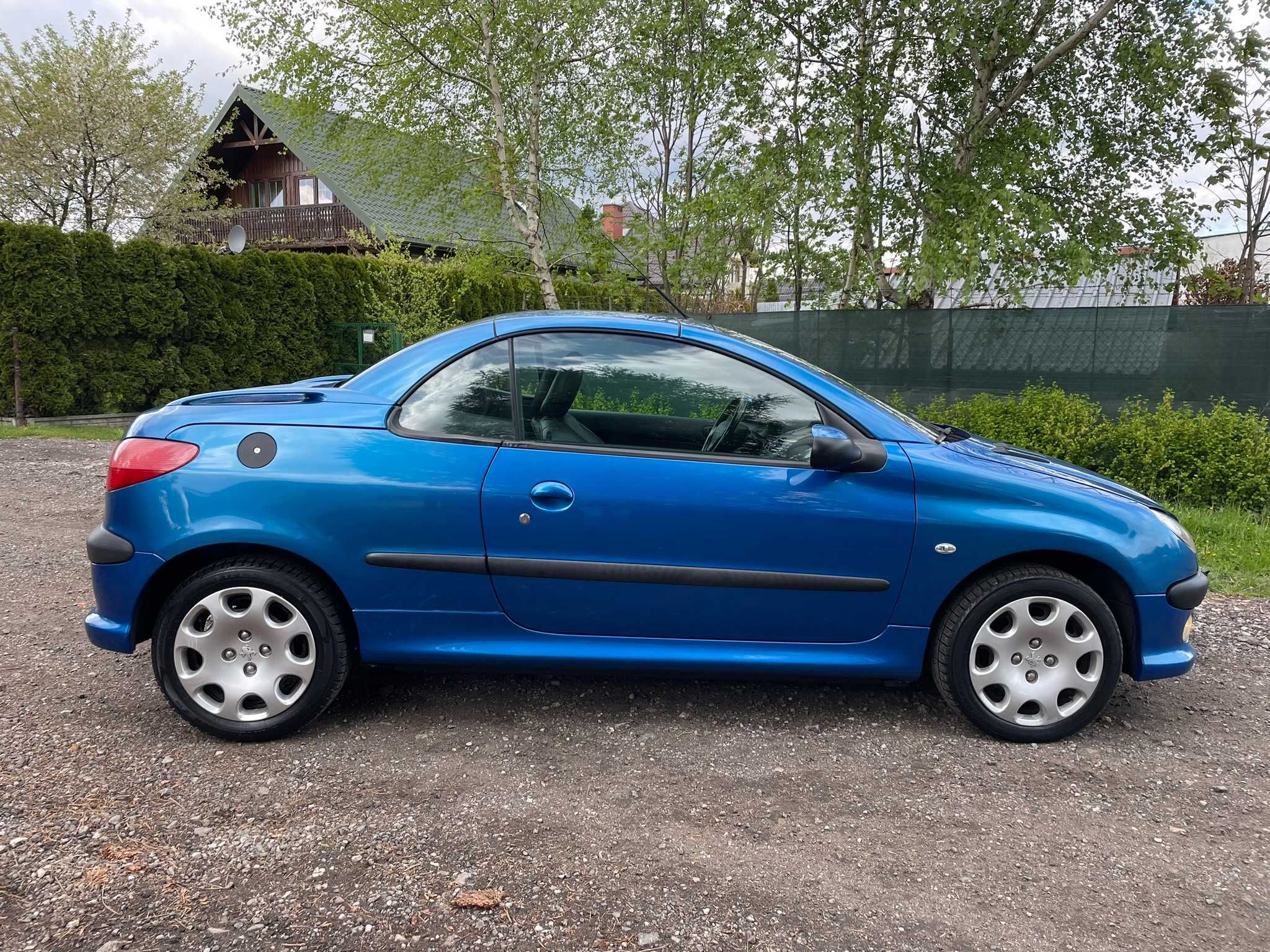 Peugeot 206 CC * 2001* ŁADNY # 2.0B # STAN BDB *Niemcy Opłaty Kabrio