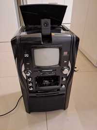 Zestaw do karaoke Medion.magnetofon cd monitor kamera