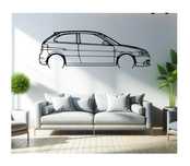 Silhuetas Seat Ibiza 2006 3D 20CM