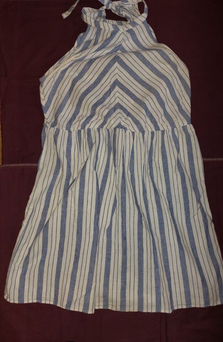 Лляний літній сарафан