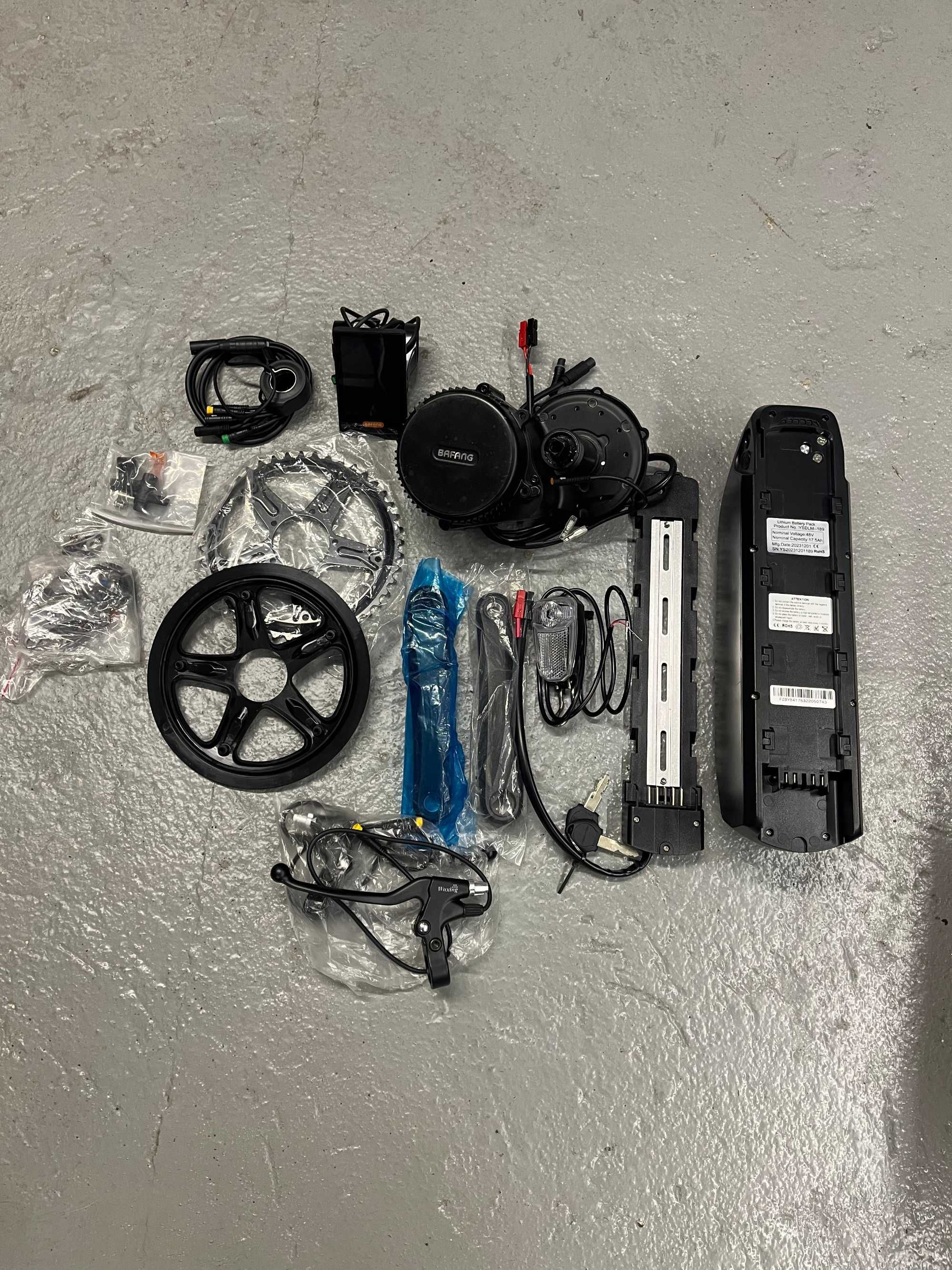 Zestaw konwersji roweru na elektryczny bafang BBS02 750W