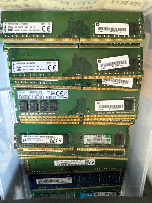 Оперативна пам’ять DDR4 8GB UDIMM (2133–2666 MHz)