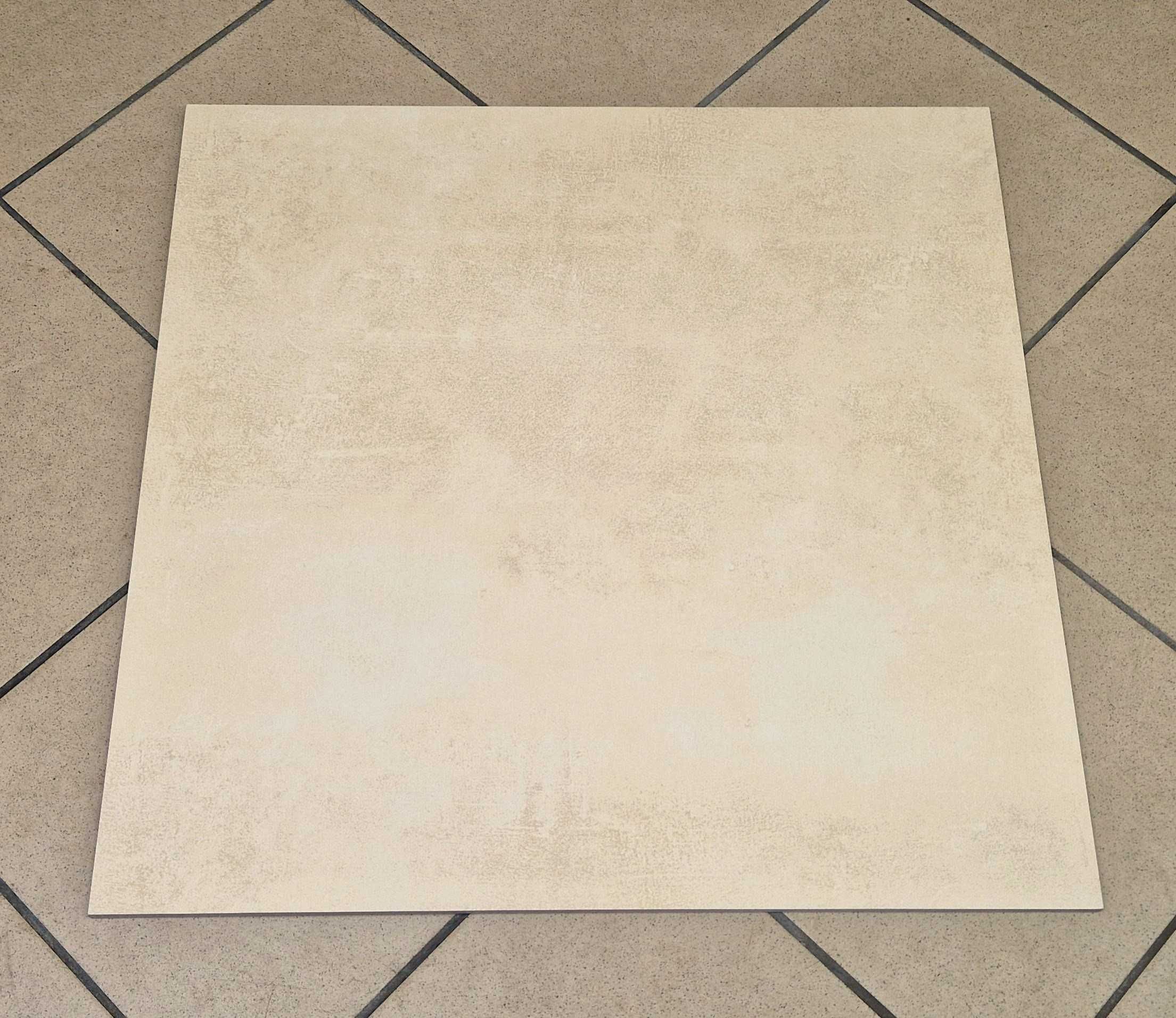 Nowoczesne płytki gresowe podłogowe matowe 60×60 Stark Beige g.2 Beton