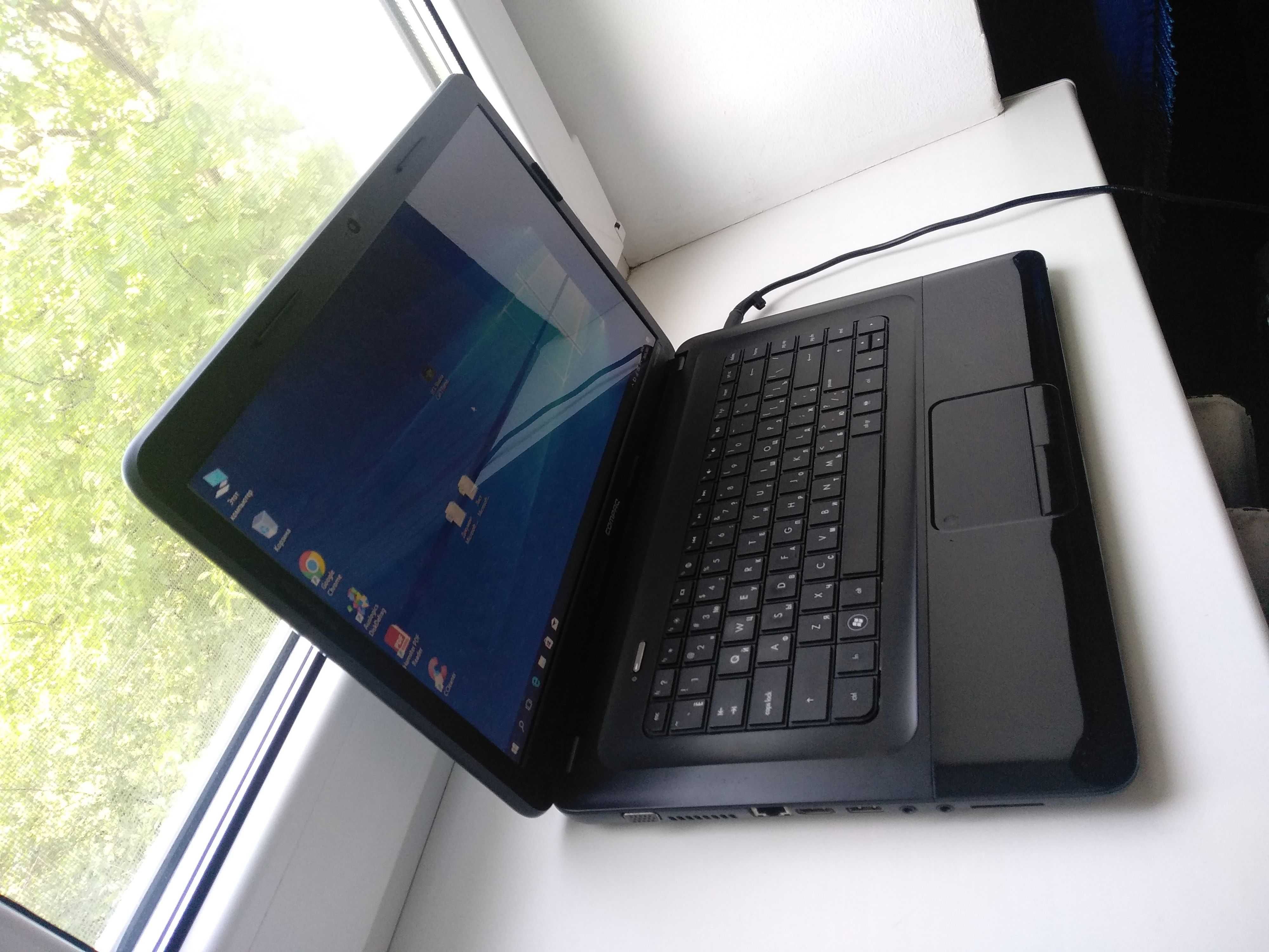 hp compag хороший ноутбук для учебы, офиса, дома ОЗУ-6Гб HDD-500ГБ