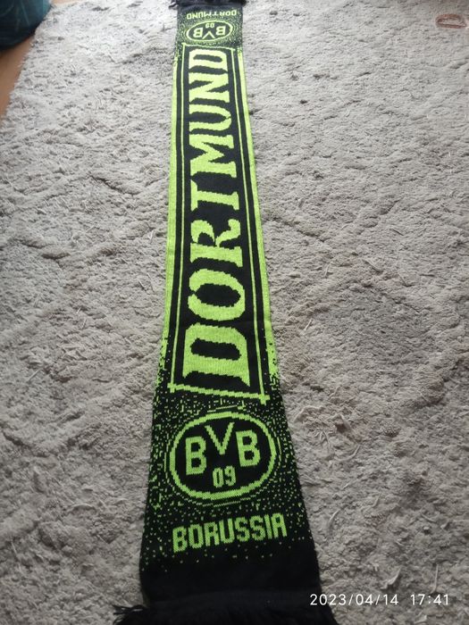 Szalik Borussia Dortmund oldschool retro dwustronny