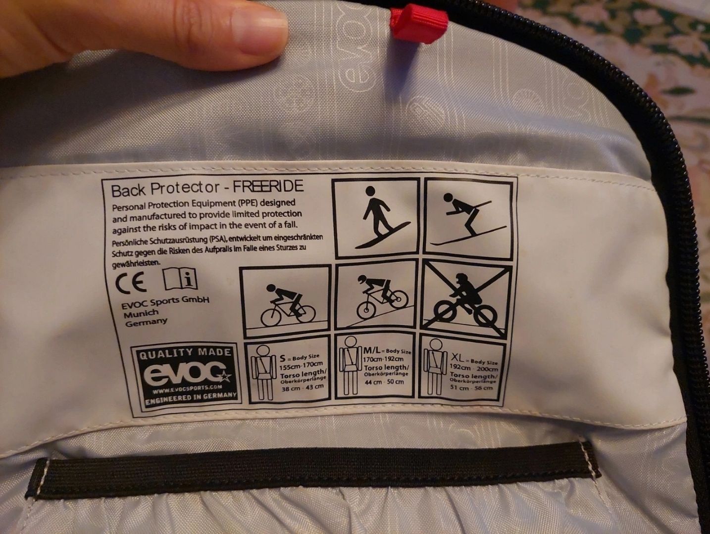 Mochila de escalada, neve, trail e ciclismo com 20 L de capacidade