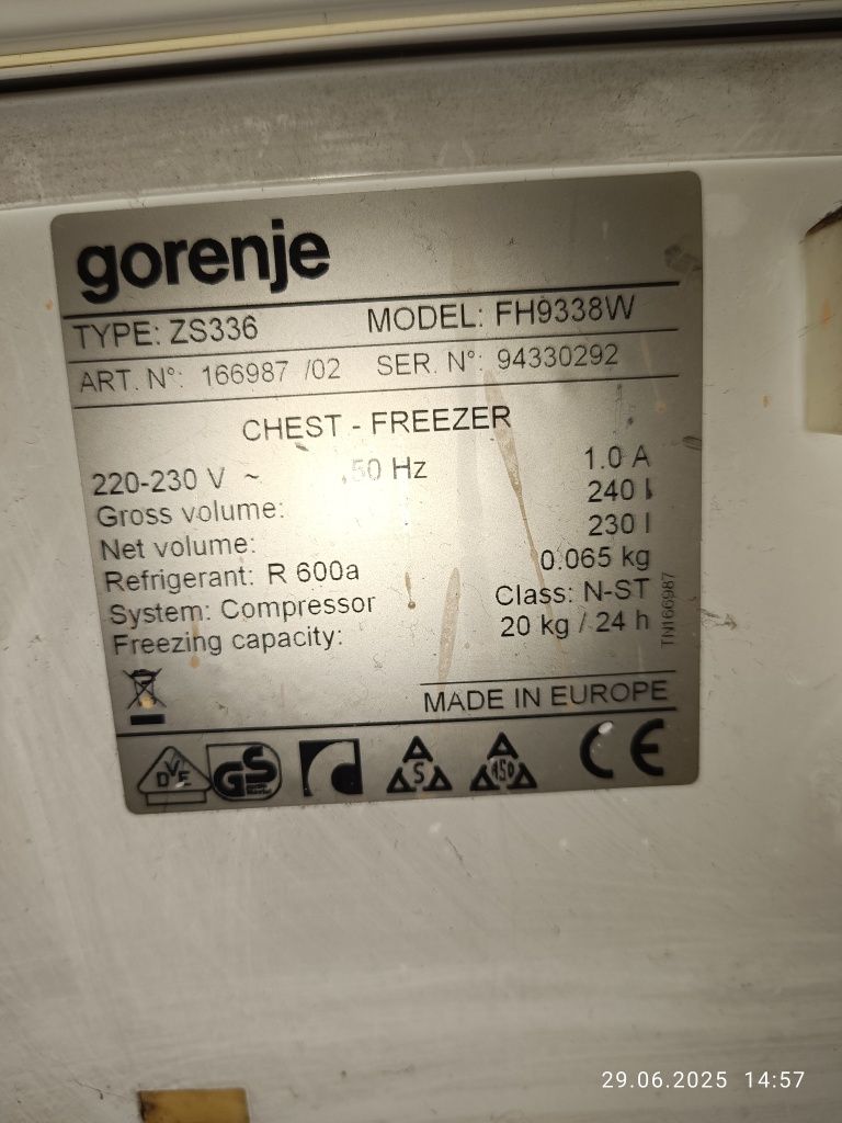 Zamrażarka Gorenje