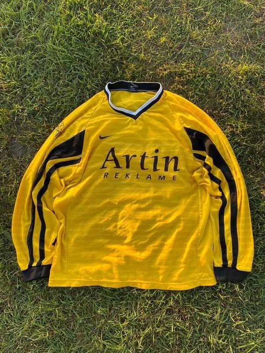 Koszulka sportowa Longsleeve 10 sport football yellow żółty