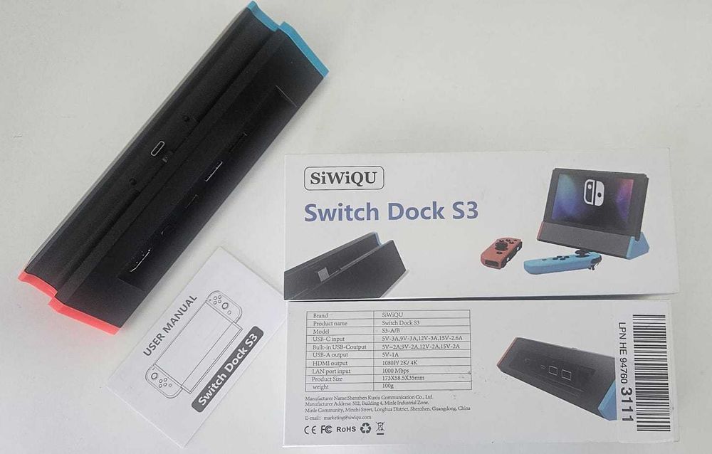 Base de estação de carregamento portátil para nintendo switch/switch