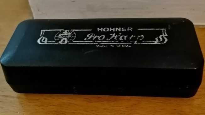 Harmónica alemã Hohner Pro Harp, de 10 furos