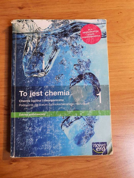 Podręcznik To jest chemia 1 zakres podstawowy 2019