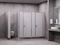 Сантехнічні перегородки: душові та туалетні кабінки