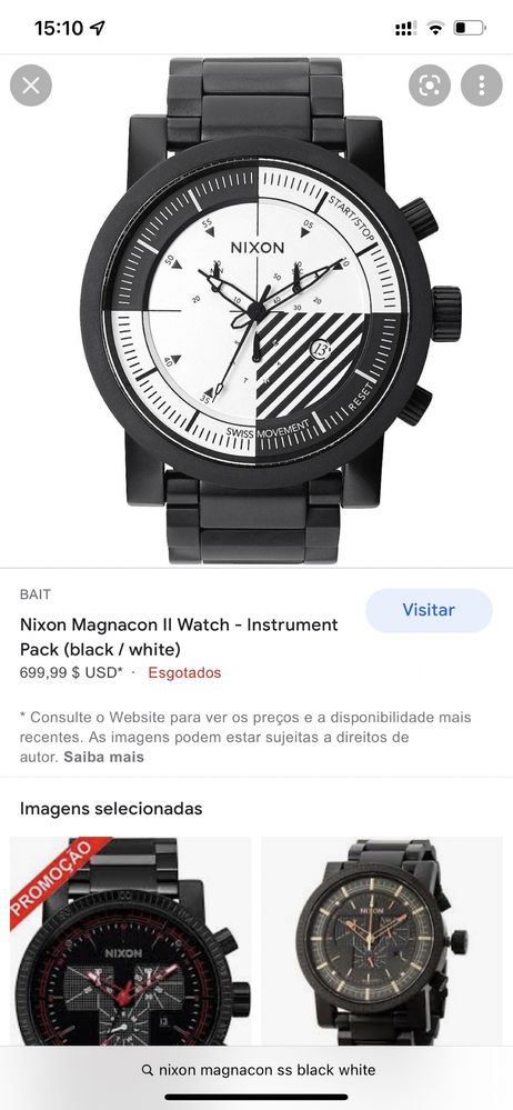 Relógio Nixon Limited edition