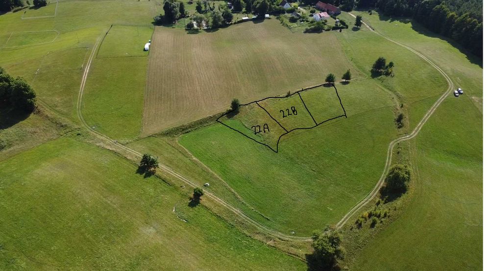 działka pod Mikołajkami, 550 m od jez. Inulec, w ratach 1447zł/miesiąc