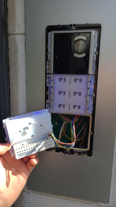 Eletricista fusíveis, vídeoporteiro  Videx, Contera, Auta, Comelit,