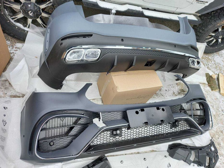 Обвес GLE 63 AMG для Mercedes GLЕ-Class W167 бампер диффузор решетка
