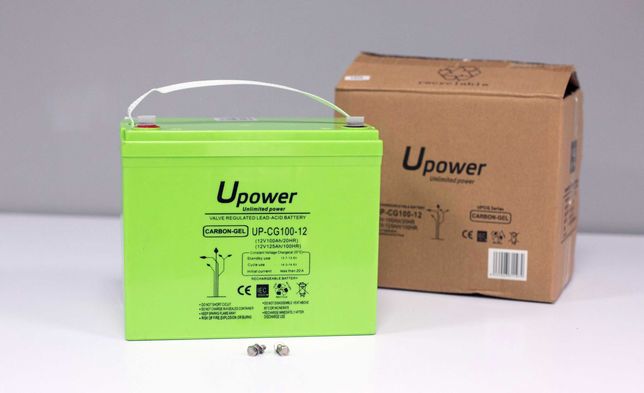 Карбонові акумулятори Upower UP-CG100-12 Carbon-GEL 12V 100 Ah