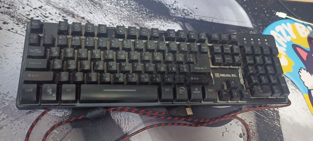Игровая клавиатура Real-El 8700