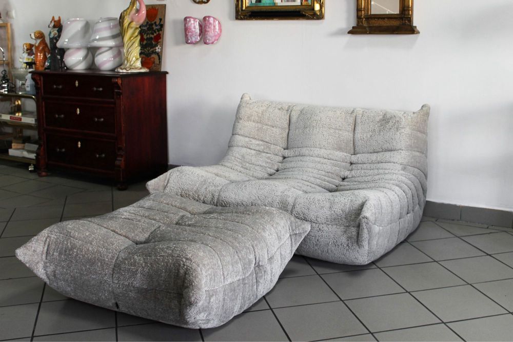 Dwuosobowa Sofa Togo plus puf Ligne Roset France