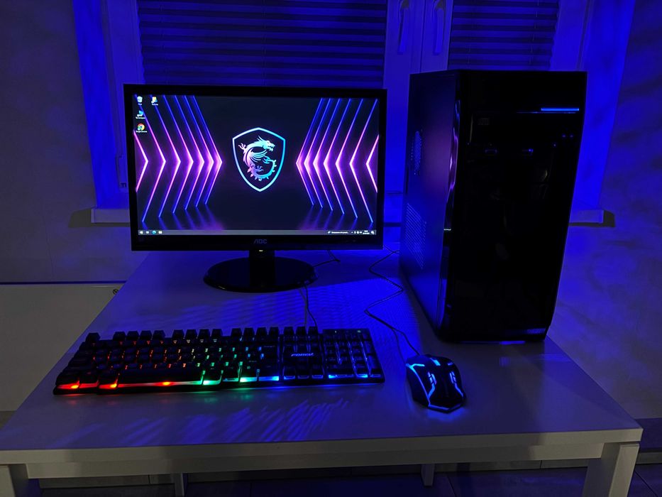 Zestaw Do Gier i5 4x3.4Ghz/GTX-550Ti/Ram-8GB/SSD+500GB/Monitor Asus