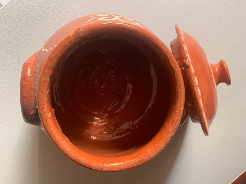 Pote de Barro Decorado