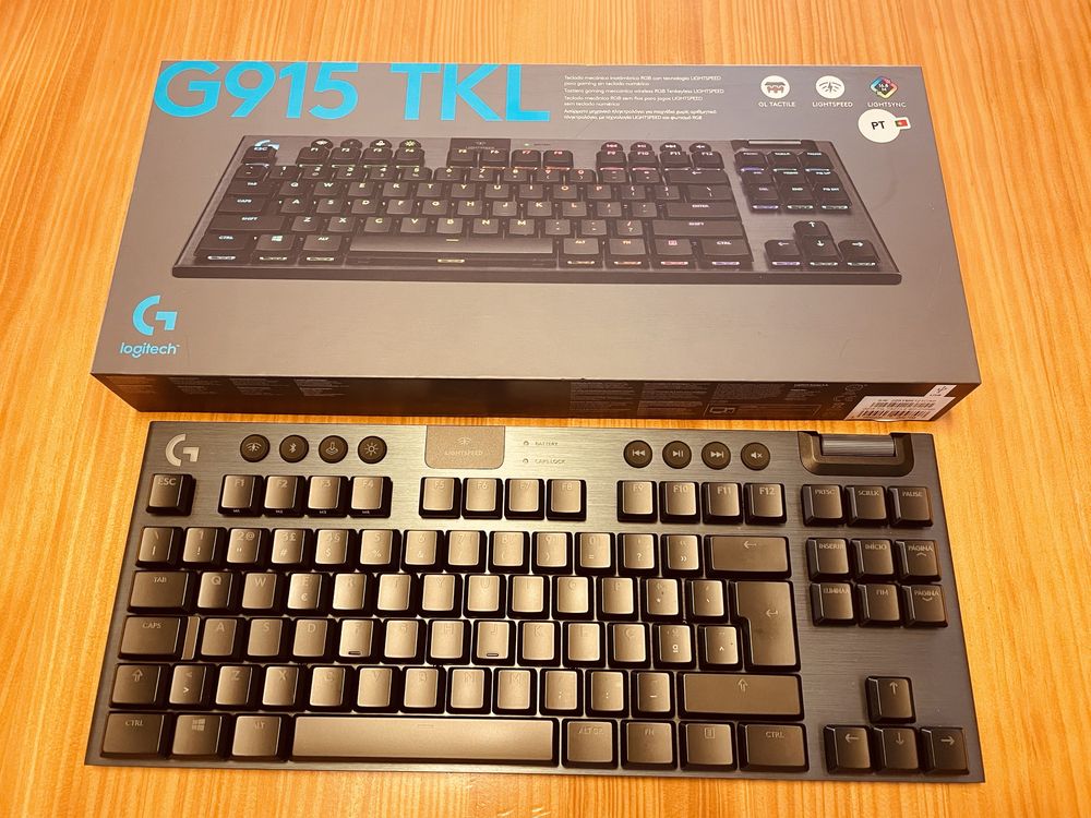 Teclado Gaming Logitech G915 tkl PT-PT