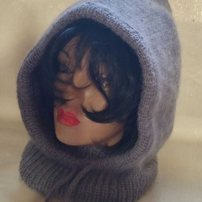 Капор жіночий,ангора +акріл