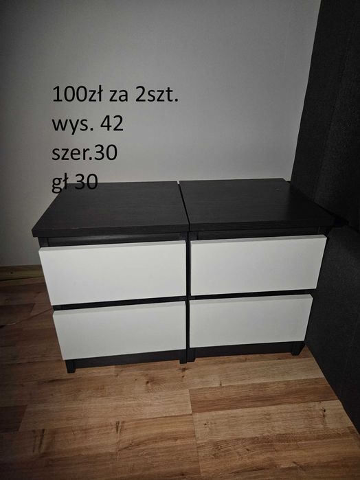 Łóżko meblościanka komoda nocne