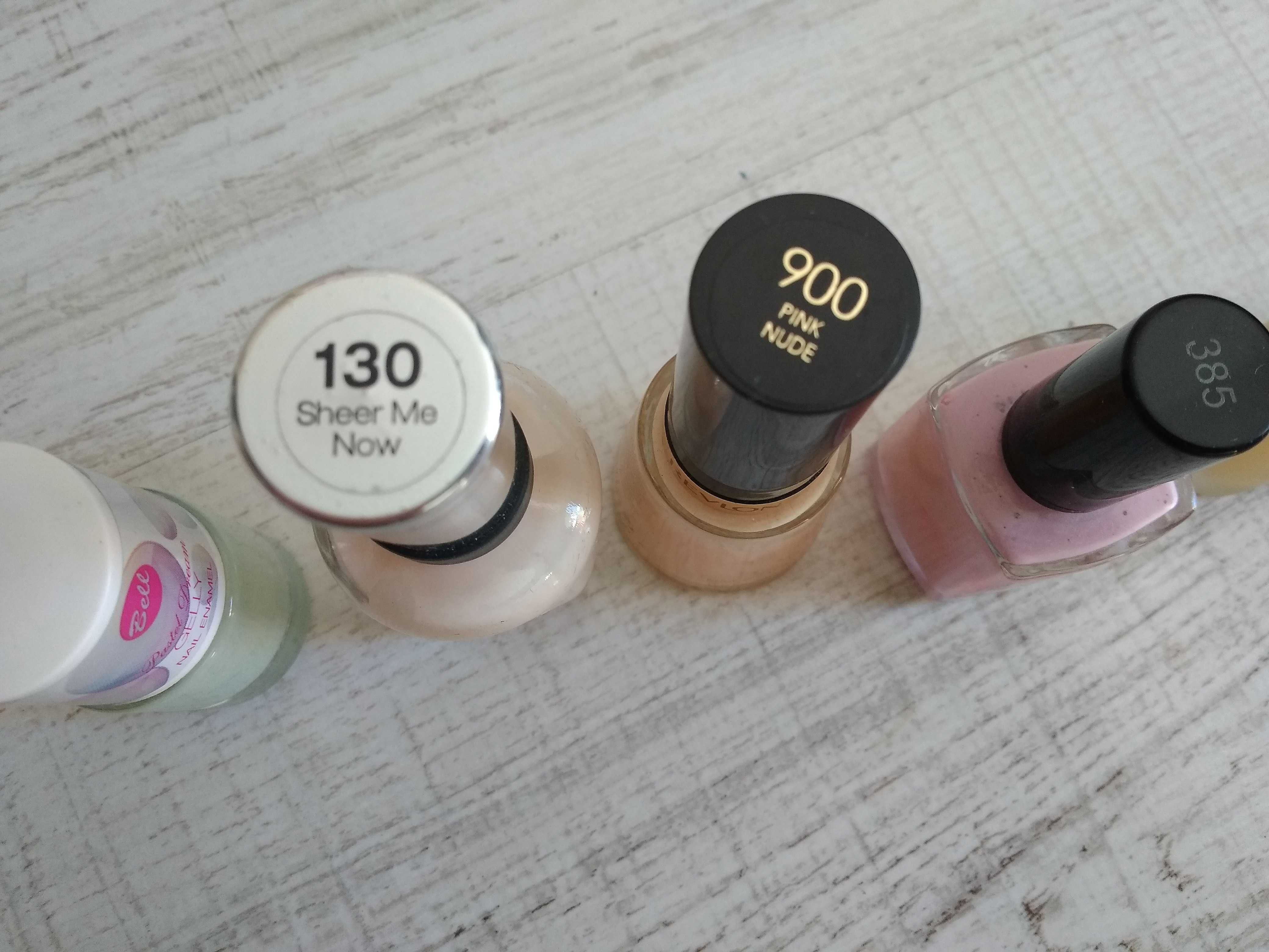 zestaw lakierów do paznokci Sally Hansen 130, Revlon 900, Inglot 385