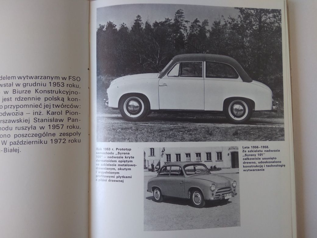 Stary album Fabryka Samochodów Osobowych auta PRL Polonez Syrena Fiat