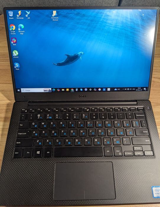 Ноутбук Dell XPS 13" 9360, i5 6200U, 8Gb ОЗП, 256Gb SSD