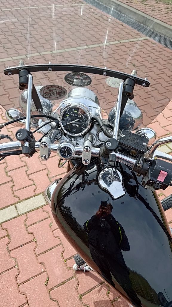 Yamaha Virago XV250 gotowa do sezonu chopper