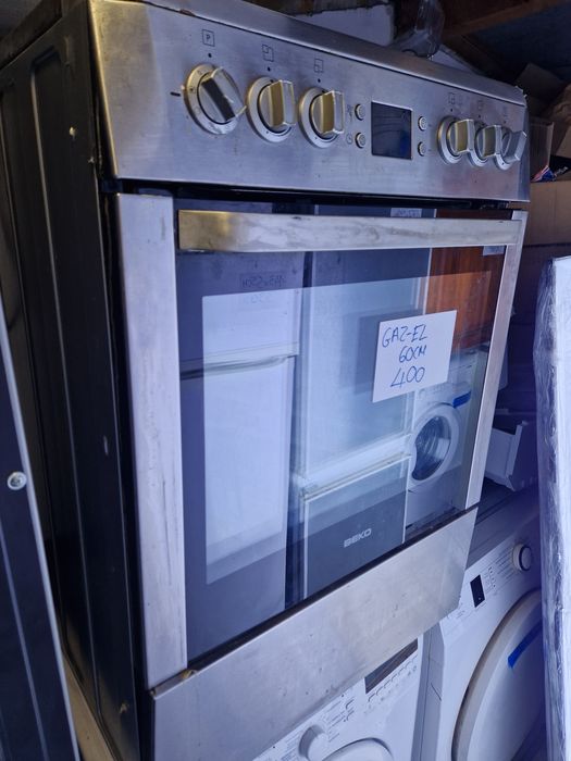 Kuchenka gazowo elektryczna 60cm beko