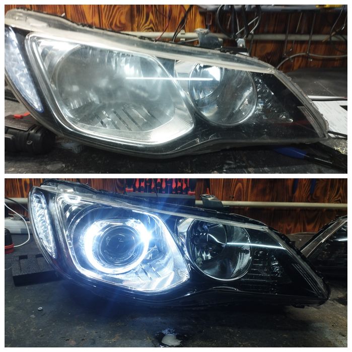 Ремонт фар, реставрація фар, встановлення лінз