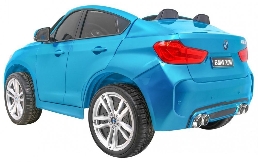 BMW X6M XXL luksusowy pojazd dziecięcy niebieski - EkstraZabawki.pl