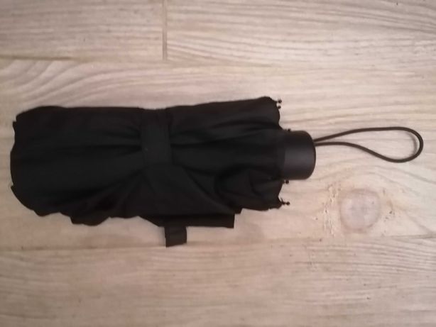 Parasolka składana czarna do torby