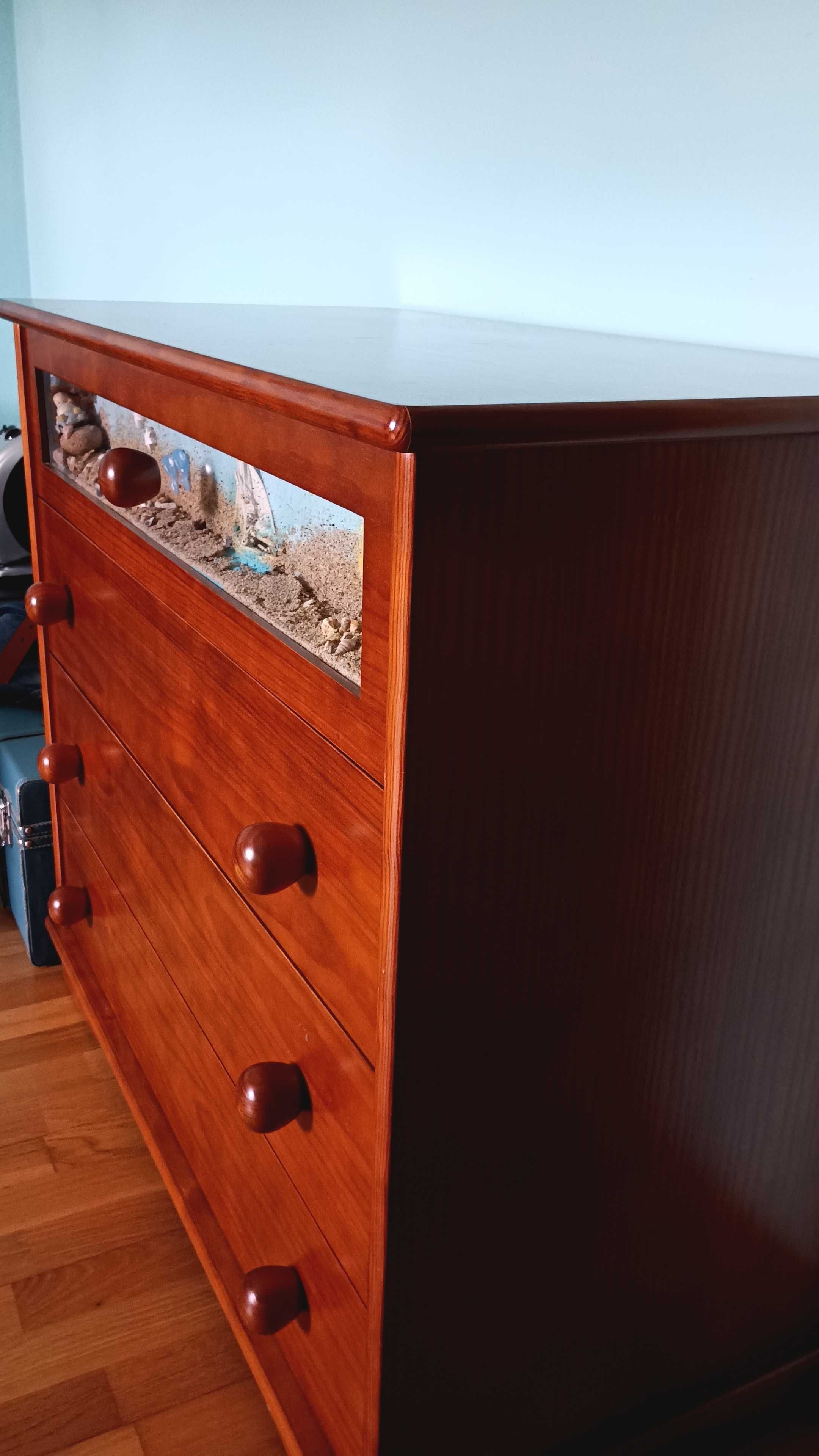 Cómoda quarto criança cerejeira