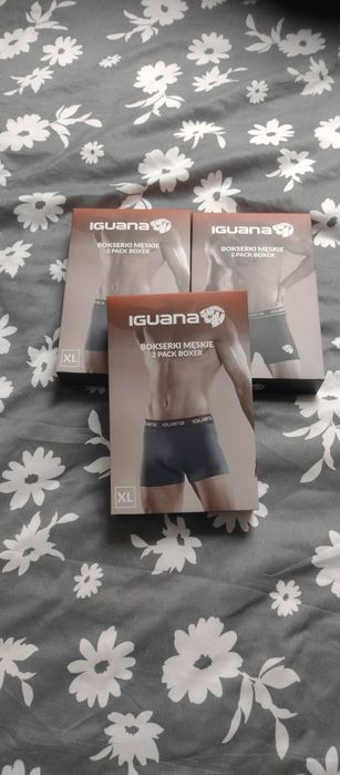 Bokserki męskie iguana xl 2pak x3 komplet