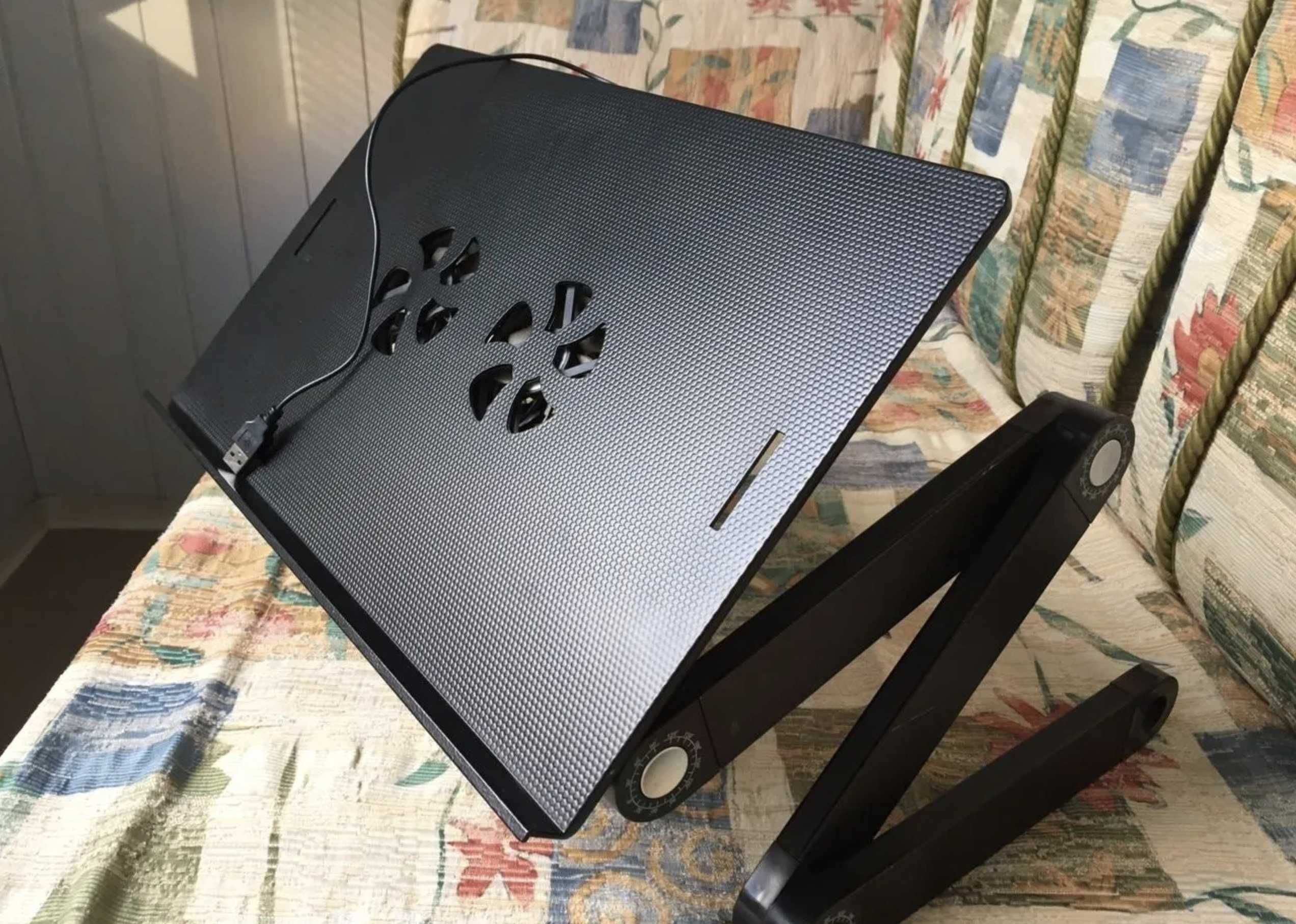 Стол для ноутбука столик для ноута с охлаждением регулюється