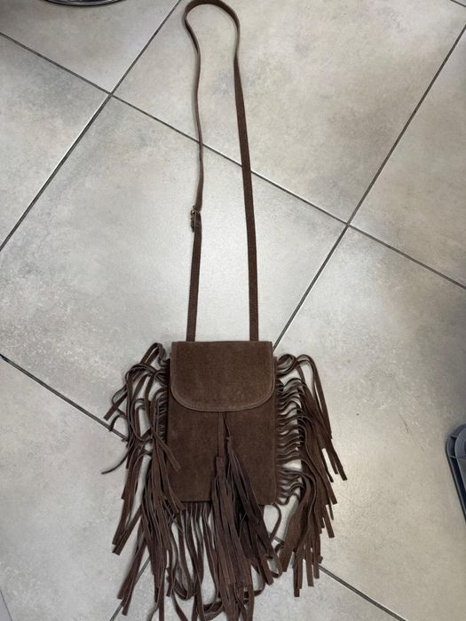 Włoska torebka zamszową w stylu Bocho