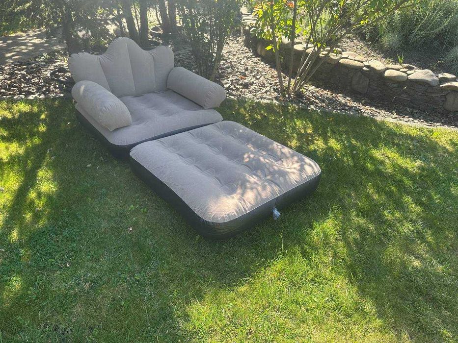 ℹ️ Кресло надувное раскладное. Крісло. Ліжко. Кровать надувная. Ліжко