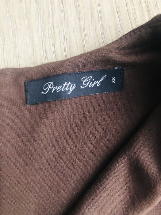 Brązowa sukienka rozmiar XS