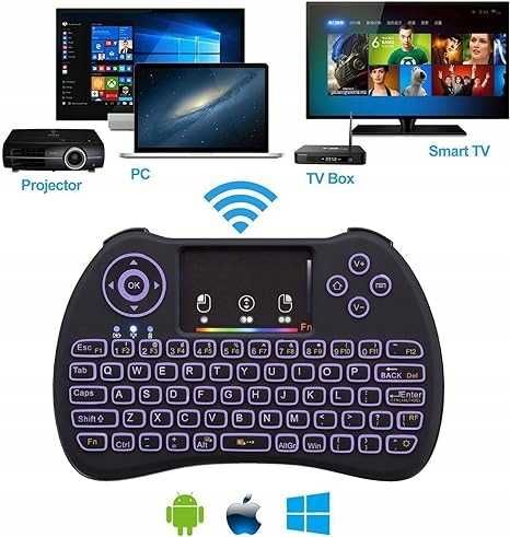 Klawiatura Bezprzewodowa Opau H9 z Touchpad Smart TV Raspberry Android