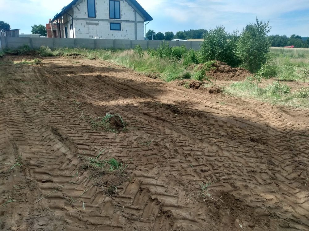 MINITRAKTOREK Usługi Glebogryzarka Minikoparka TRAWNIK Koszenie