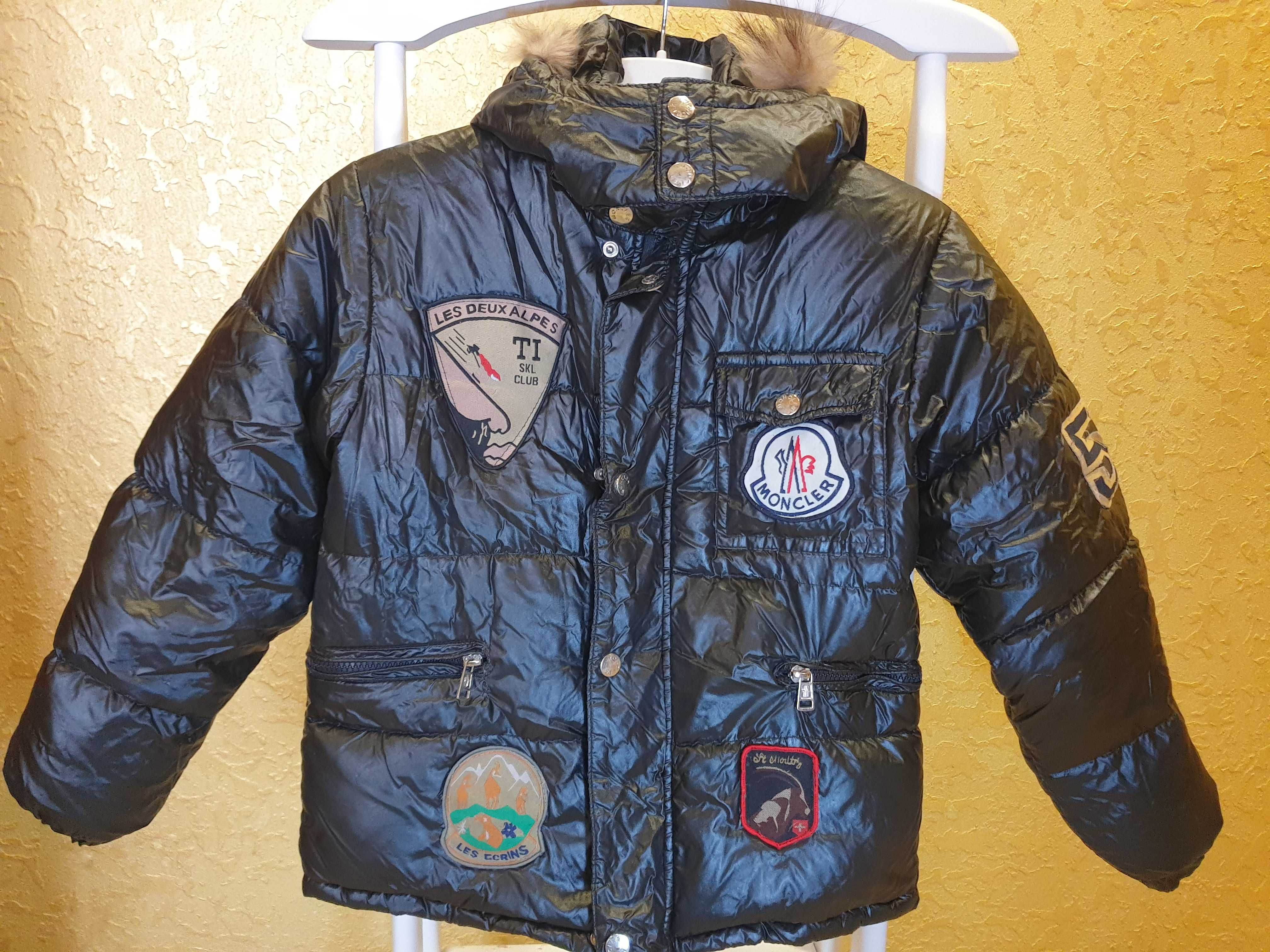 Дитяча зимова куртка пуховик монклер moncler