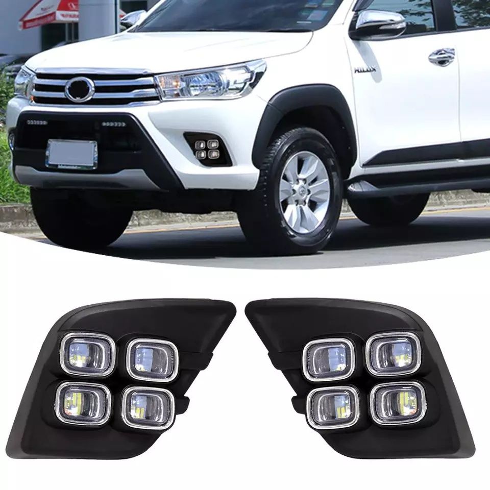Светодиодные Дневные Ходовые Огни Для Toyota Hilux  2015 2016 2017