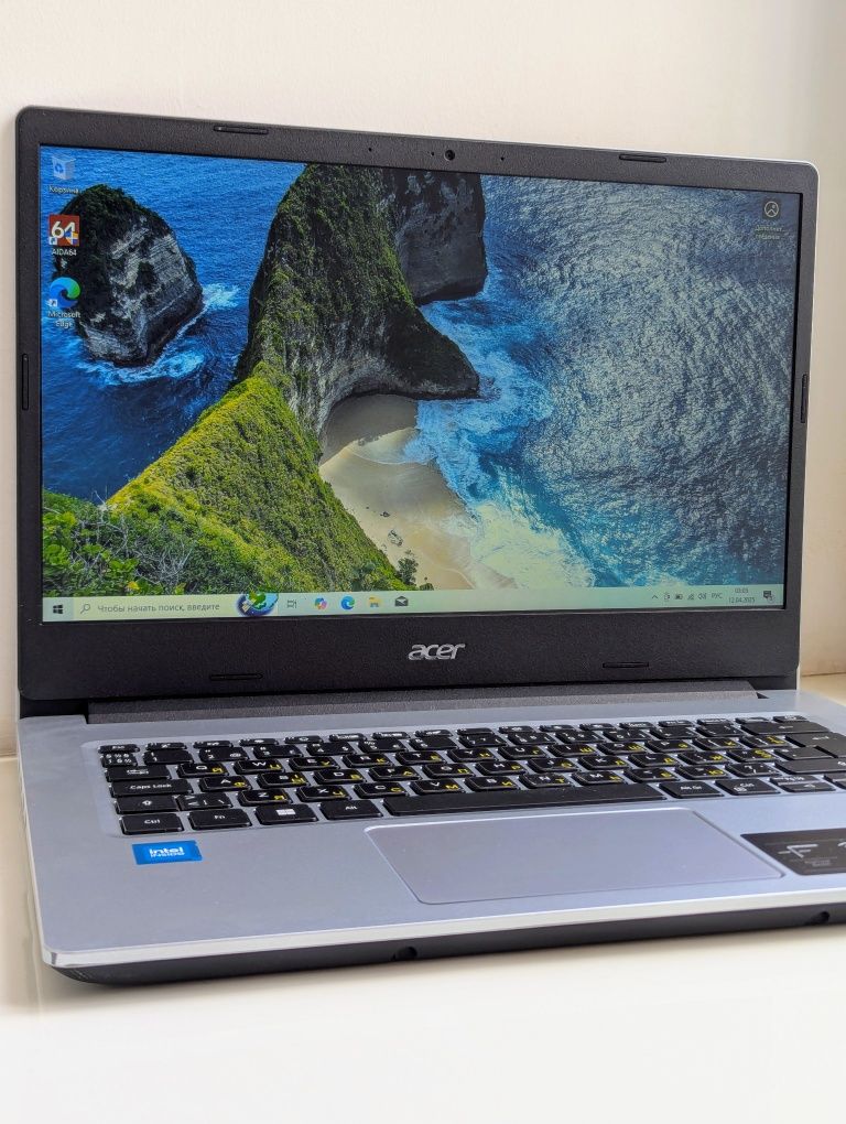 Тонкий ноутбук Acer Aspire 1 A114-33 Intel N4500 4-16Gb 64-512 SSD m2