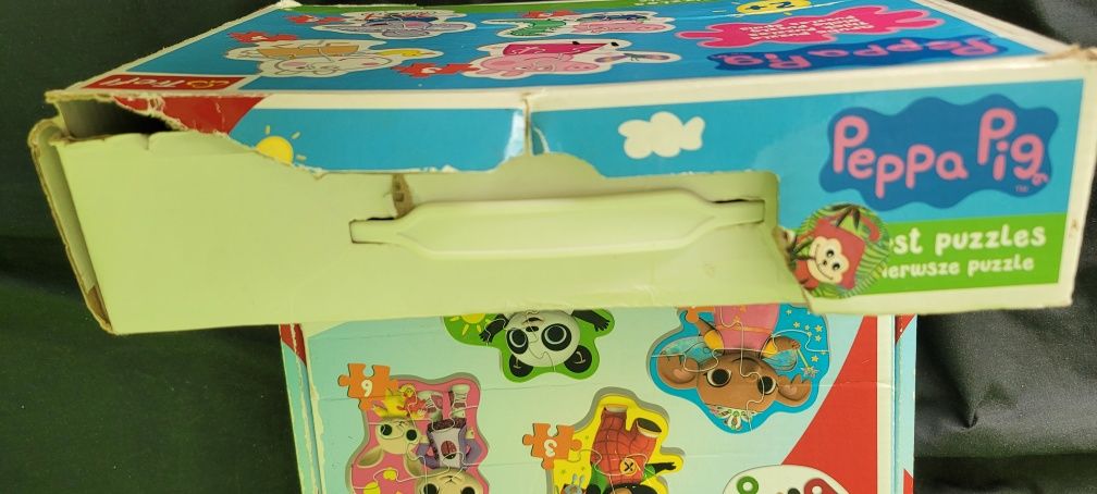 Puzzle dla dwulatka Peppa,Bing