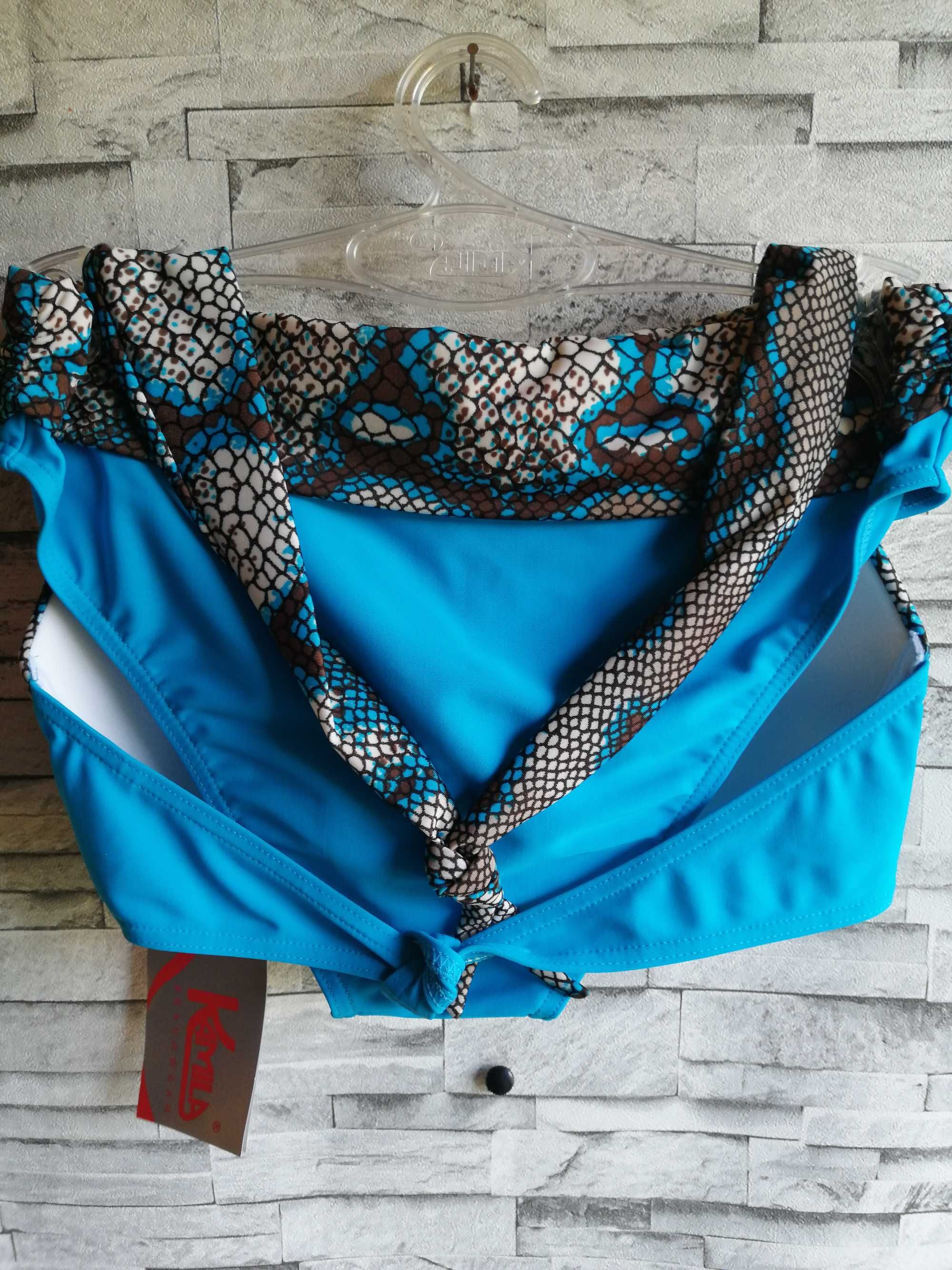 nowy, strój kąpielowy dwuczęściowy rozmiar 85D/XL wzór emma.